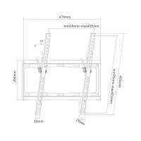 Vorschau: PureMounts® TV Halterung - Tilt - VESA 400x400 Vorschau: PureMounts® TV Halterung - Tilt - VESA 400x400