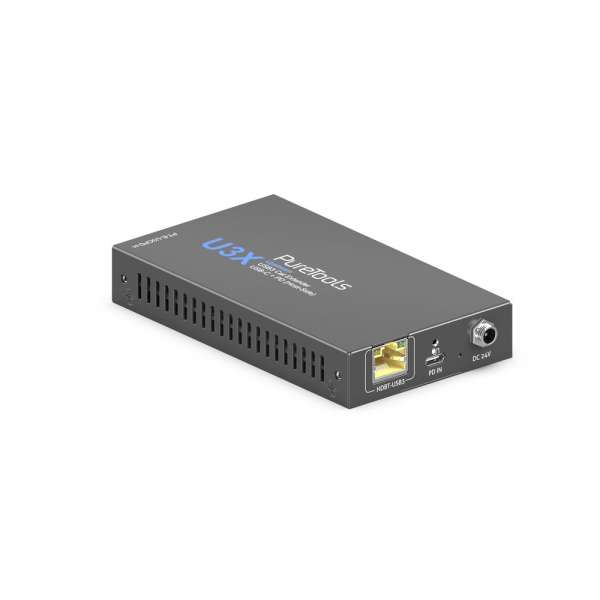 PureTools - USB3 Cat Extender USB-C + PD (Host-Seite) - USB 3.2 Gen1 Data Extender - USB-C Host mit PD Injection