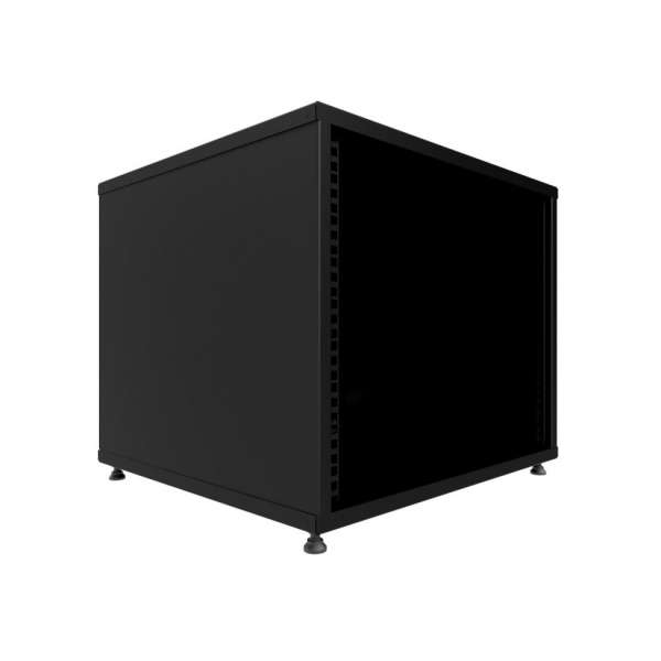 19" Geschlossenes Schrank-Rack mit Seiten- und Rückwänden 9RU, 200 kg, 540B X 500T X 442H