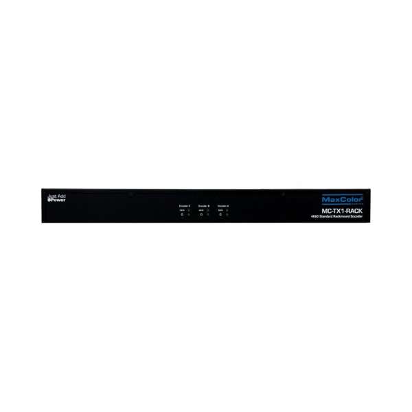 JustAddPower - MaxColor™ 4K60 Rackmount 3-in-1 Encoder 4:4:4 Encoder (Transmitter), 36-Bit in & out, Dolby & HDR-Unterstützung