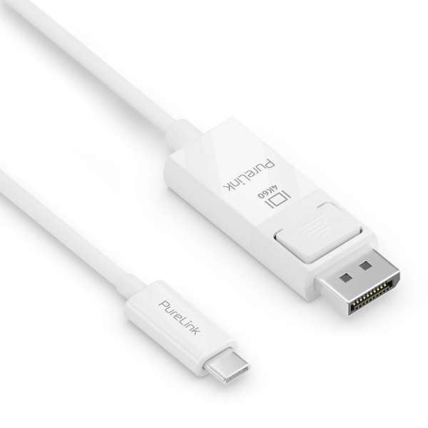 USB-C auf DisplayPort Kabel - 4K60 - iSerie - weiß - 2,00m