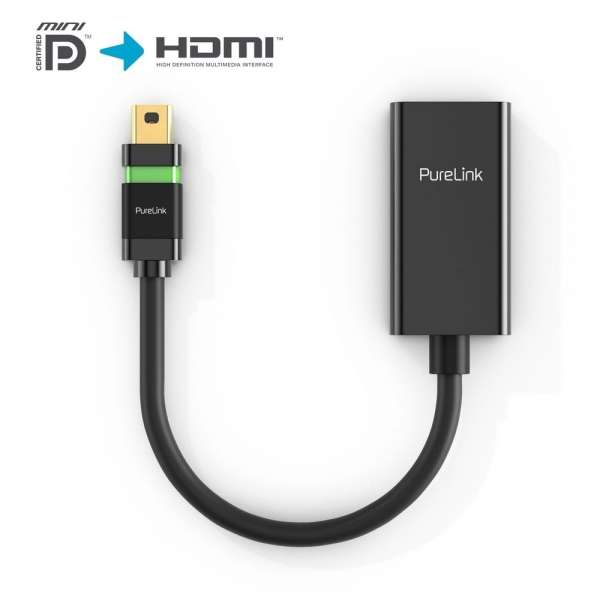 MiniDP/HDMI Adapter - Ultimate Serie - 0,15m - schwarz