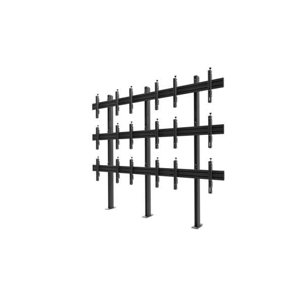 Video Wall Bolt Down Stand, modular 3x3, für 42-47" Bildschirme, Querformat