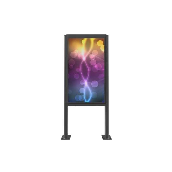 Hochformat-Kiosk für den Außenbereich 55" Samsung LH55OHF