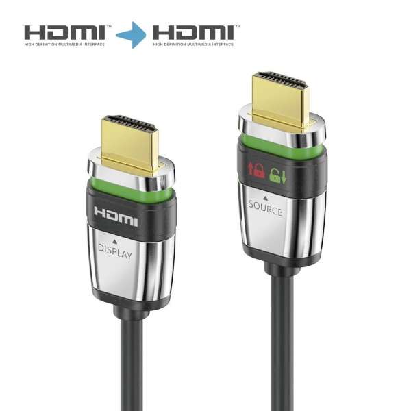 FiberX Serie - HDMI 4K ULS Glasfaser Extender Kabel - 70m - LSZH