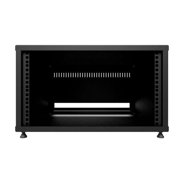 19" Geschlossenes Schrank-Rack mit Seiten- und Rückwänden 6RU, 200 kg, 540B X 500T X 307H