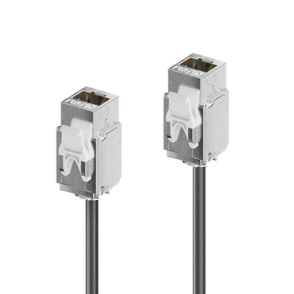 mediahub2 - CAT6a F/F Pigtail-Kabel - 0,50m