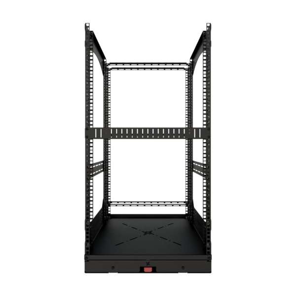 19" Auszieh- und drehbares Rack 20RU, 300kg Traglast, 490B x 510T x 963H