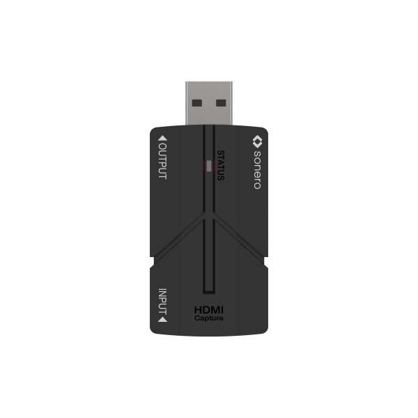 Sonero - HDMI zu USB Video Capture Dongle - Eingang: Bis zu 4K 30Hz (4:4:4), Ausgang: 1080P@60Hz (4:4:4)