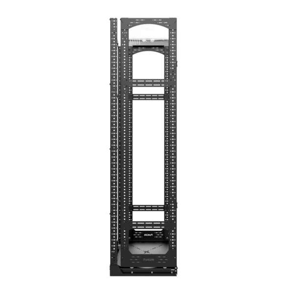 19" Auszieh- und drehbares Rack 42RU, 300kg Traglast, 490B x 510T x 1943H