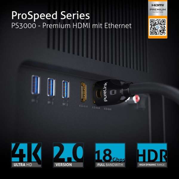 HDMI Kabel - ProSpeed Serie 3,00m