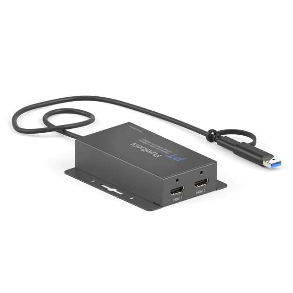 PureTools - USB3 zu Dual HDMI2.0 Display Link Konverter - Display Link USB 3 (5Gbps) zu Dual HDMI2.0 (18Gbps) PureTools - USB3 zu Dual HDMI2.0 Display Link Konverter - Display Link USB 3 (5Gbps) zu Dual HDMI2.0 (18Gbps)