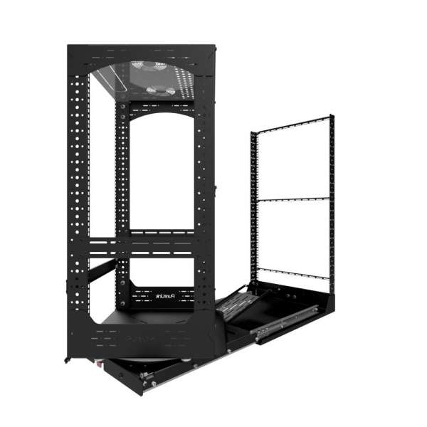 19" Auszieh- und drehbares Rack 20RU, 200kg Traglast, 490B x 608T x 963H