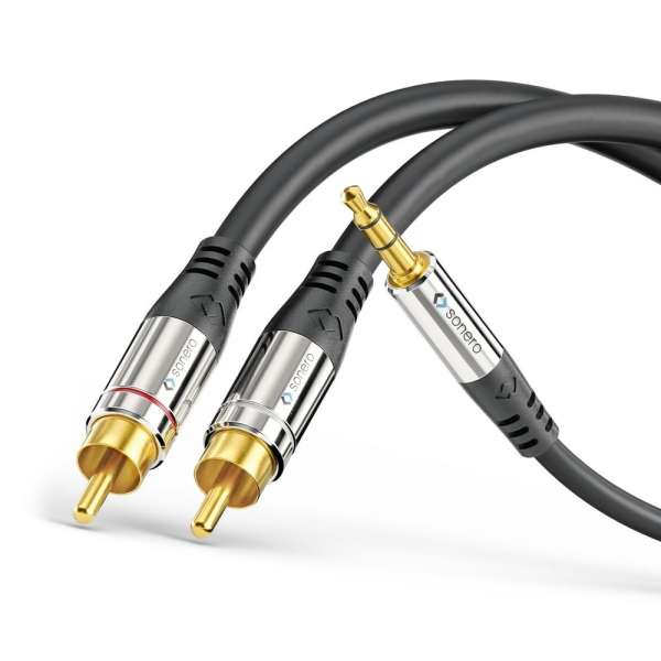 sonero 2x Cinch auf 3,5mm Audio Kabel 3,0m