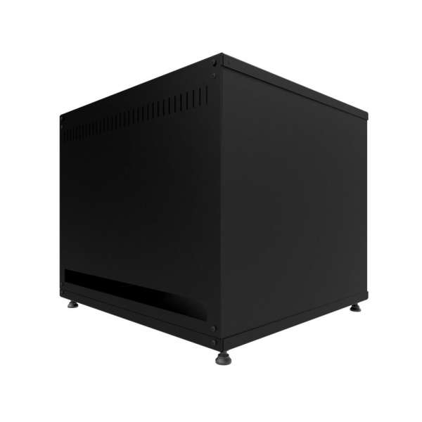 19" Geschlossenes Schrank-Rack mit Seiten- und Rückwänden 9RU, 200 kg, 540B X 500T X 442H