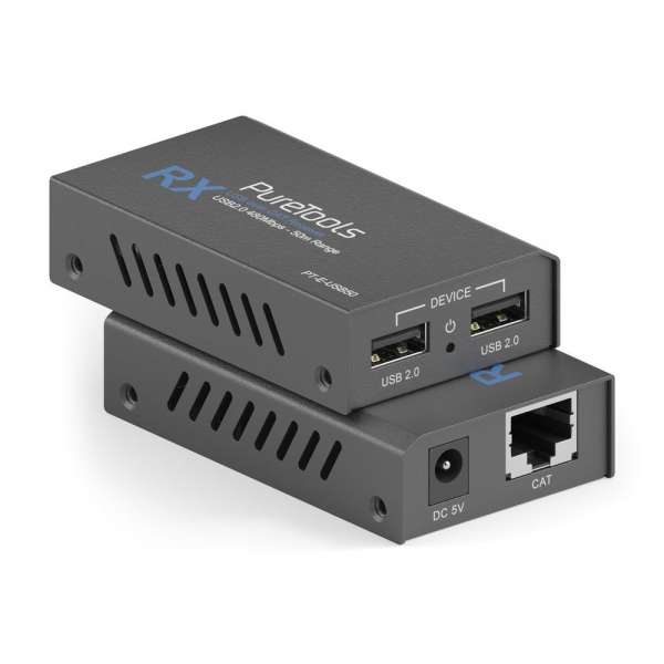 PureTools - ProAV USB 2.0 Extender Set - USB 2.0 480Mbps - 50m Reichweite