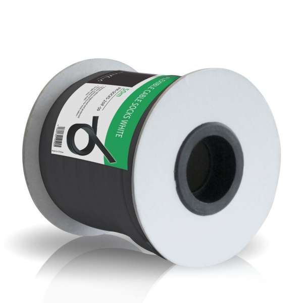 Kabelschlauch Polyester 50m Schwarz