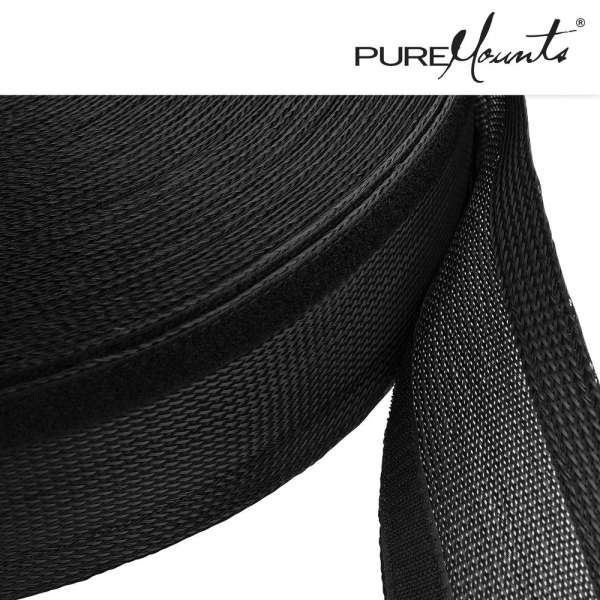 Kabelschlauch Polyester 50m Schwarz