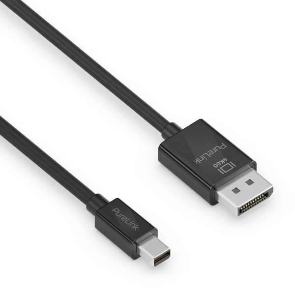 Mini DisplayPort auf DisplayPort Kabel - 4K60 - iSerie - schwarz - 3,00m
