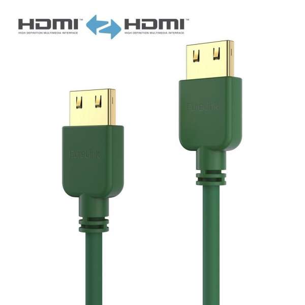 HDMI Kabel - PureInstall - Slim 1,50m - Grün