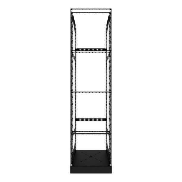 19" Auszieh- und drehbares Rack 42RU, 300kg Traglast, 490B x 510T x 1943H