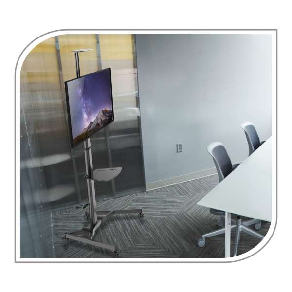 PureMounts® TV Standfuß mobil - Single Display bis 70"