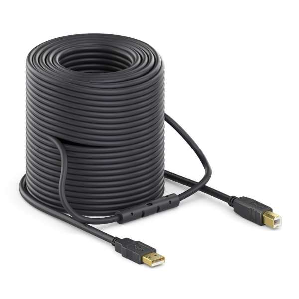 USB 2.0 Aktiv Kabel - schwarz - 15,0m