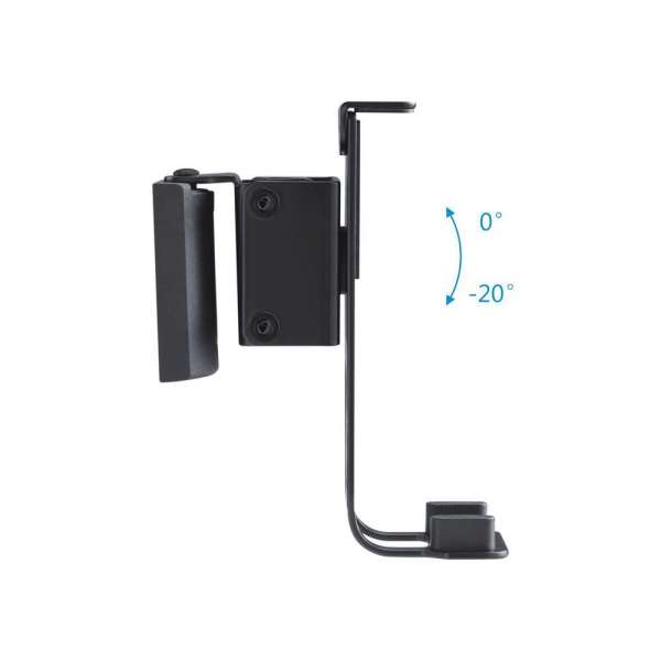 PureMounts® Lautsprecher Wandhalterung für Sonos® One, Sonos® One SL, Sonos® Play1, schwarz
