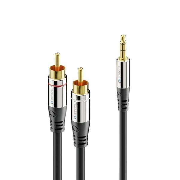 sonero 2x Cinch auf 3,5mm Audio Kabel 10,0m