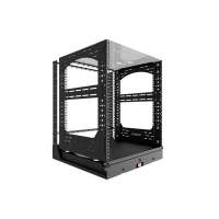 19" Auszieh- und drehbares Rack 12RU, 130kg Traglast, 490B x 498T x 614H 19" Auszieh- und drehbares Rack 12RU, 130kg Traglast, 490B x 498T x 614H