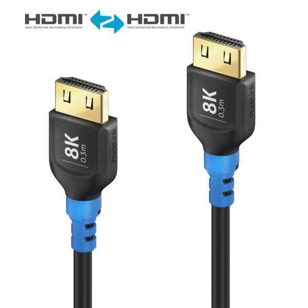 FlexInstall HDMI Kabel 8K, 0.30m