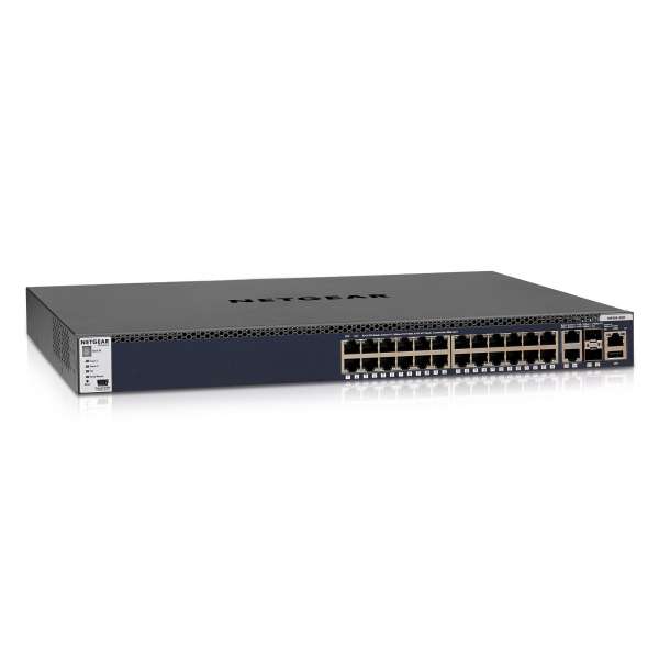 NETGEAR - M4300 28-Port 1G PoE+ Stapelbarer Managed Switch (550W PSU)