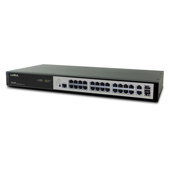 Luxul - 26-Port/24PoE+ 1G Managed Smart Switch