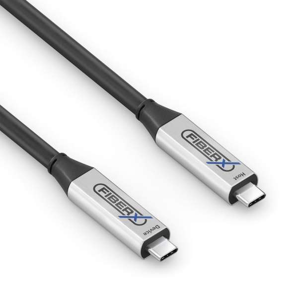 FiberX Serie - USB 3.2 Gen1x1 Aktives Glasfaser Kabel USB-C 10.0m