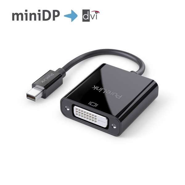 Mini DisplayPort auf DVI Adapter - 1920x1200 - WUXGA - iSerie - schwarz - 0,10m Mini DisplayPort auf DVI Adapter - 1920x1200 - WUXGA - iSerie - schwarz - 0,10m