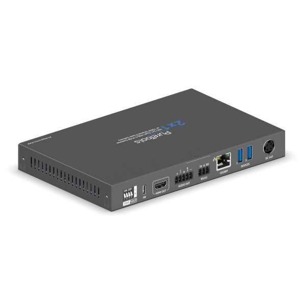 PureTools - 2x1 USB-C KVM Switcher - 4K (60Hz 4:4:4) Dual USB-C mit 100W PD