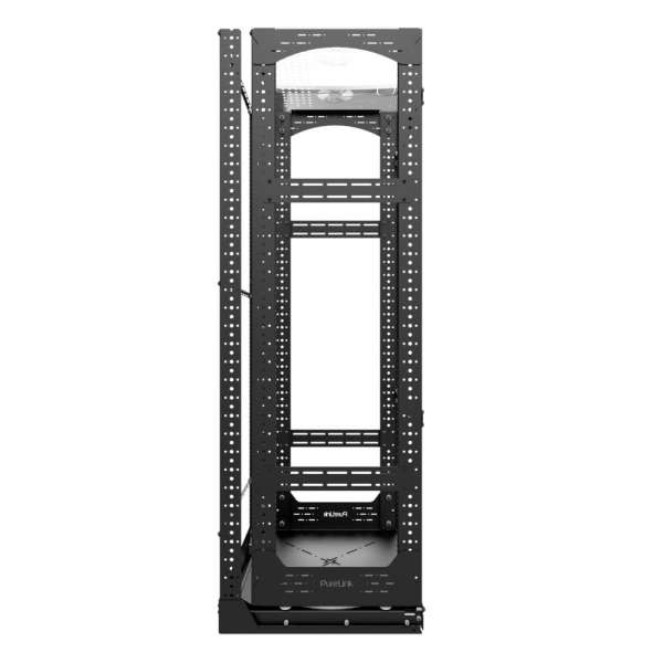 19" Auszieh- und drehbares Rack 32RU, 160kg Traglast, 490B x 510T x 1498H