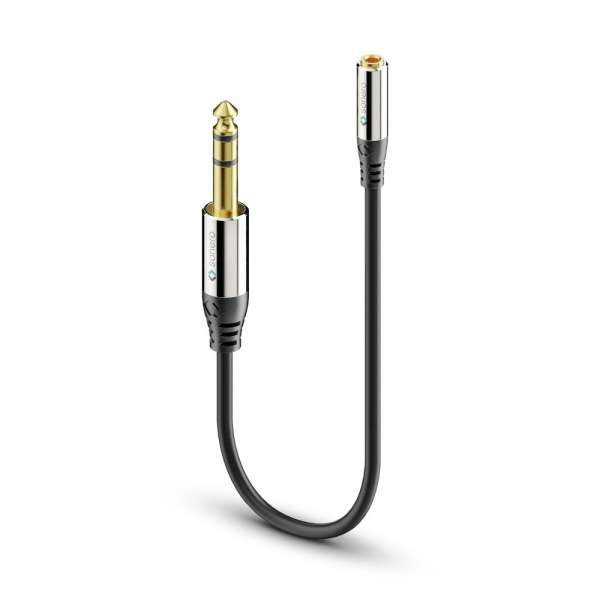 sonero 6,3mm auf 3,5mm Audio Adapter Kabel 0,25m