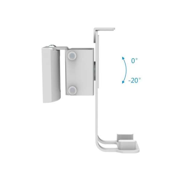 PureMounts® Lautsprecher Wandhalterung für Sonos® One, Sonos® One SL, Sonos® Play1, weiß