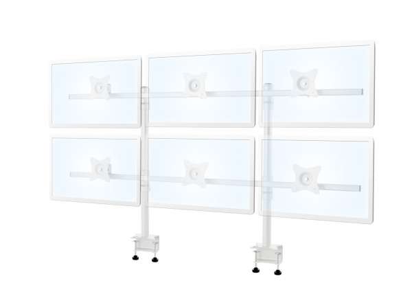 Tischhalterung für sechs 19-27"-Bildschirme