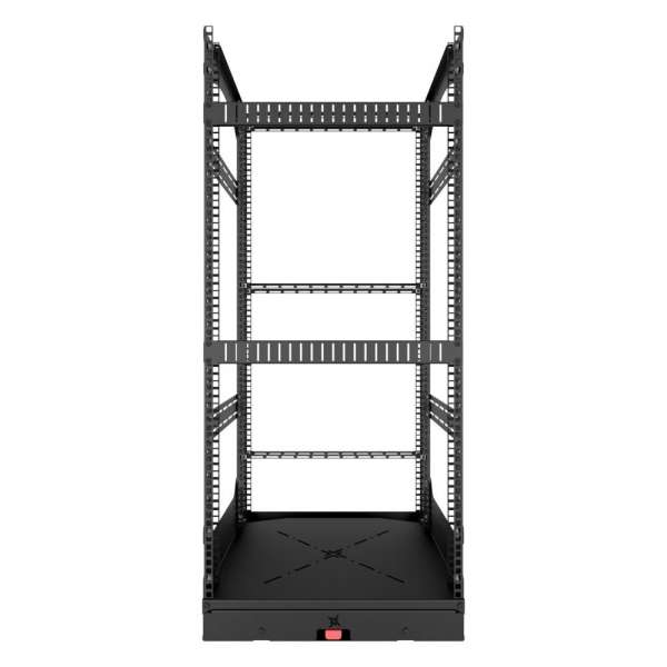 19" Auszieh- und drehbares Rack 24RU, 130kg Traglast, 490B x 498T x 1148H