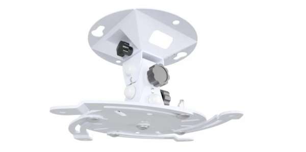 Universal-Projektor-Deckenhalterung, weiß