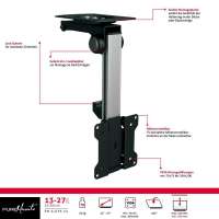 Anteprima: PureMounts® Premium TV Deckenhalterung 13-27'''' Anteprima: PureMounts® Premium TV Deckenhalterung 13-27''''