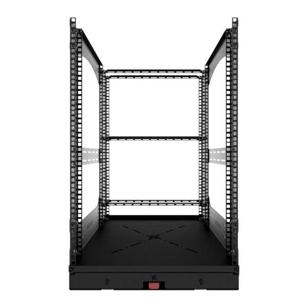 19" Auszieh- und drehbares Rack 16RU, 160kg Traglast, 490B x 510T x 785H