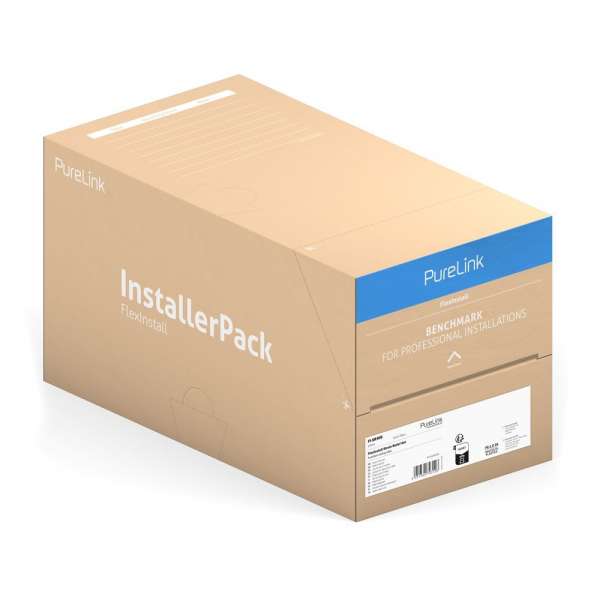 FlexInstall Patchkabel Cat.6A S/FTP 0.30m - Installer Pack 80 stk.