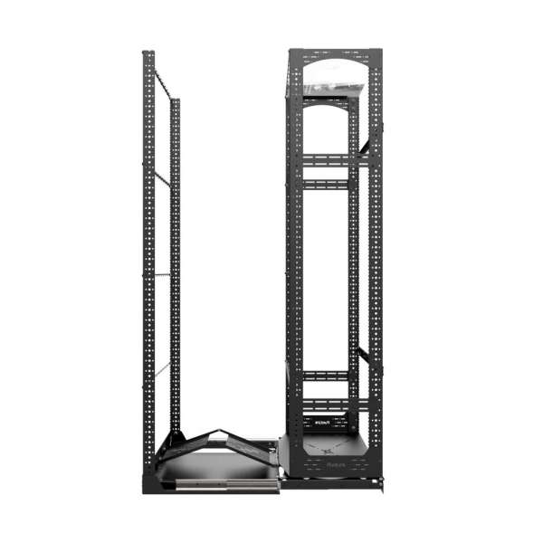 19" Ausziehbares und drehbares Rack 42RU, 125 kg Belastung, 490B X 615T X 1950H