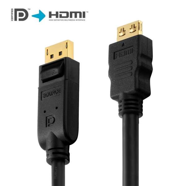 DisplayPort zu HDMI Kabel - PureInstall 5,00m