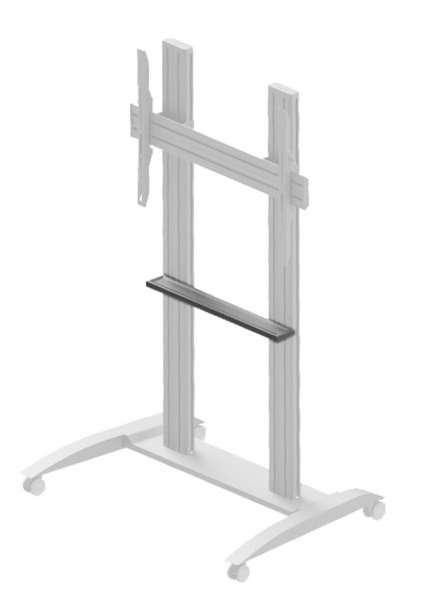 Metallablage für TRV-Serie (TRV200/TRV300) (Regalabmessungen 746x96mm), schwarz