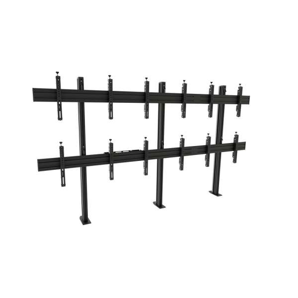 Video Wall Bolt Down Stand, modular 3x2, für 49-57" Bildschirme, Querformat