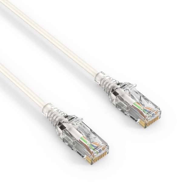 CAT 6 Patchkabel. SLIM - UTP - LSOH - weiß - 2,00m